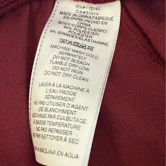 True Religion - Burgundy Velour Joggers Track Pants Horseshoe - size M NWOT - Picture 4 of 6